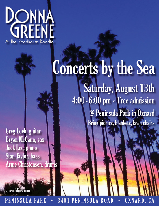 Concerts by the Sea - Donna Greene