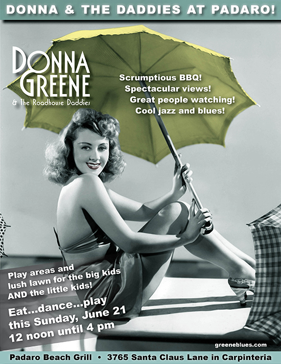 Donna Greene & The Roadhouse Daddies at Padaro Beach Grill