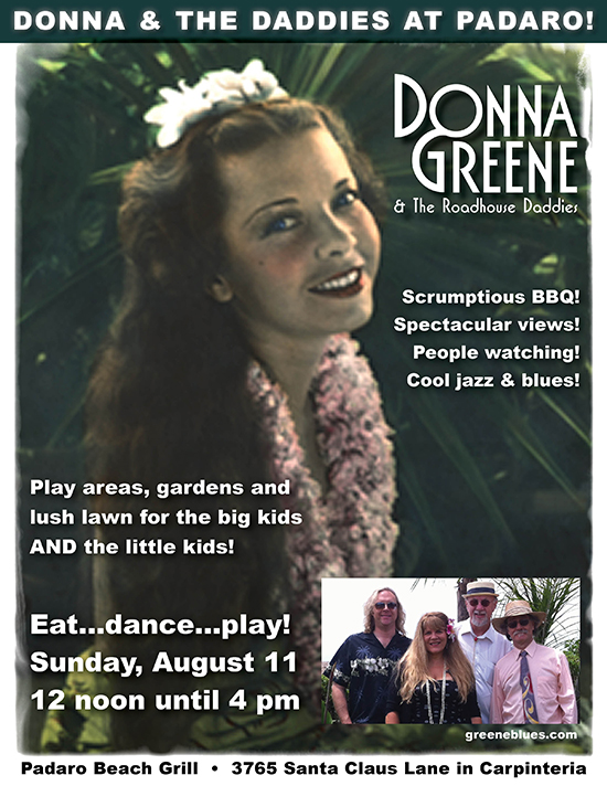 Donna Greene & The Roadhouse Daddies @ Padaro Beach Grill