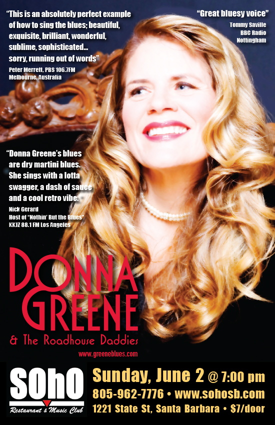 Donna Greene & The Roadhouse Daddies at SOhO